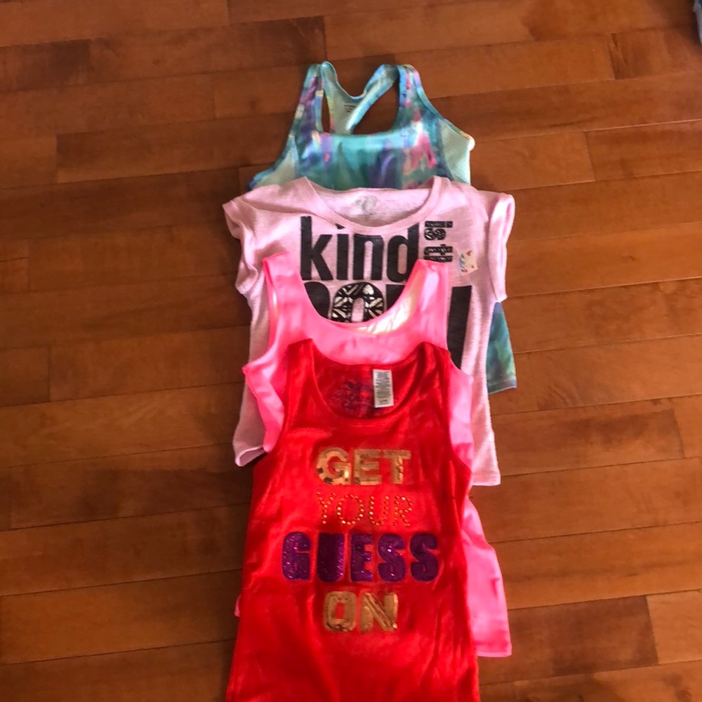 4 girls tank tops